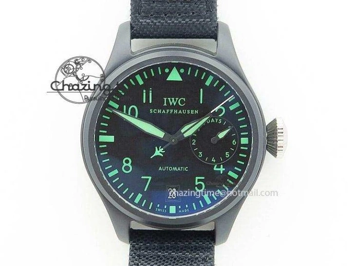 MIROTIME 1229 MARK XVIII Le Petit Prince IW327004 SS FKF 1:1 Best Edition Blue Dial On Brown Leather Strap Trendsetting 7117